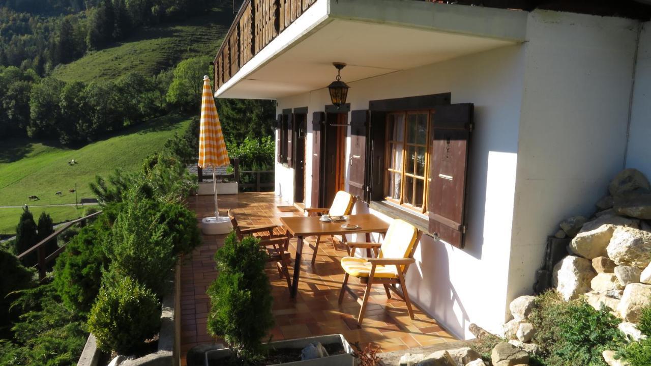 Chalet Erica Lägenhet Jaun Exteriör bild